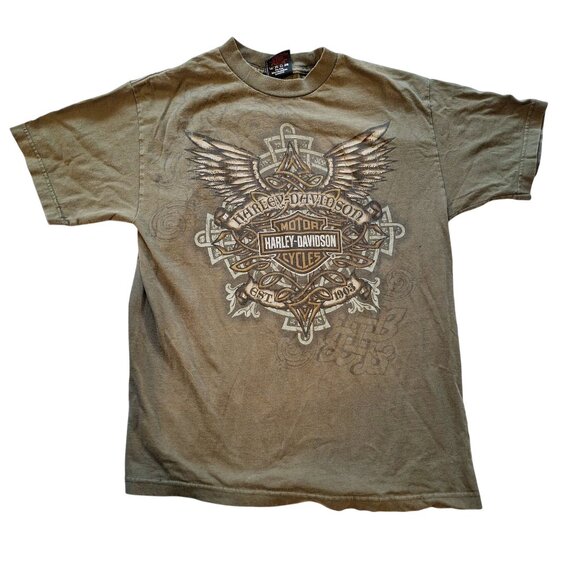 Harley-Davidson Olive Short Sleeve Tee - Picture 1 of 5